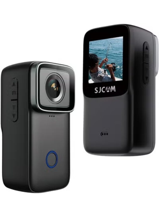 SJCAM C200 Mini Action Camera 4KHD Handheld Portable Lightweight 40M Underwater Waterproof Camera with Stabilization, 154° FOV Zoom Lens, Action Cam for Helmet, Bicycle, Vlogging - Image 1